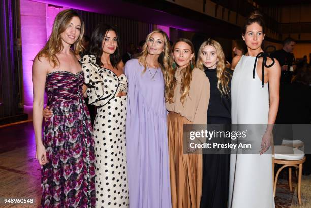 Lesley Vecsler, Candice Miller, Marcella Guarino Hymowitz, Ashley Olsen, Mary-Kate Olsen and Colby Mugrabi attend YAGP Stars of Today Meet The Stars...