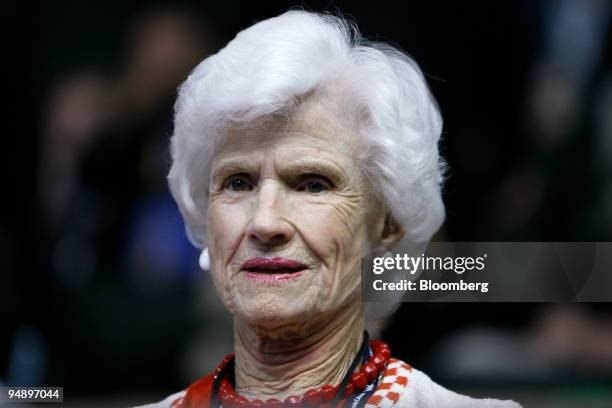 Roberta McCain, mother of Senator John McCain of Arizona, Republican presidential candidate, attends day one of the Republican National Convention at...