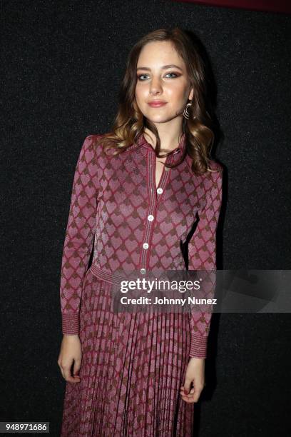 Haley Ramm attends the "Pimp" Private Screening at Regal Battery Park Cinemas on April 19, 2018 in New York City.