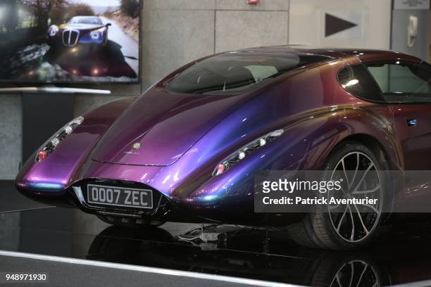 Supercar Zeclat is displayed during the opening day of the Top Marques Monaco at the Grimaldi Forum on April 19, 2018 in Monte-Carlo, Monaco.The Top...