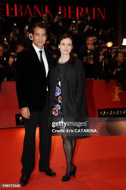 Clive Owen and his wife Sarah-Jane Fenton.