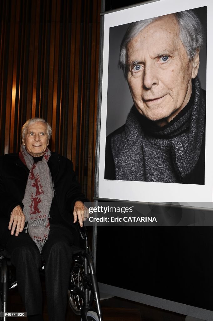 59th Berlinale. Berlin International Film Festival. French Composer Maurice Jarre awarded in Berlin with a Golden Bear as a Lifetime achievement career trophy.