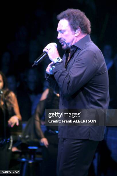 Tom Jones performing live at Westbury Music Fair. Nov 12, 2005. Credit:Frank Albertson.