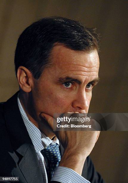 Mark Carney, governor of the Bank of Canada, speaks to the British Columbia Chamber of Commerce in Vancouver, Canada, on Monday, Feb. 18, 2008....