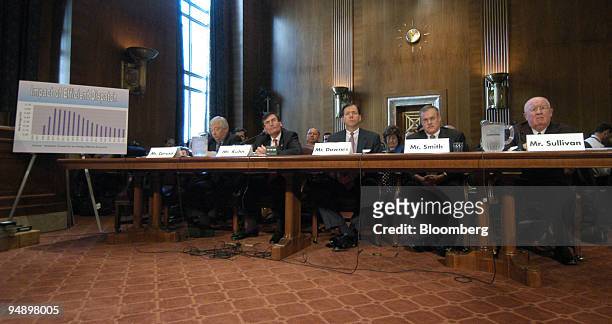 Five witnesses testify on the winter fuel outlook before the Senate Energy and Natural Resources Committee in Washington, DC, on Tuesday, October 18,...