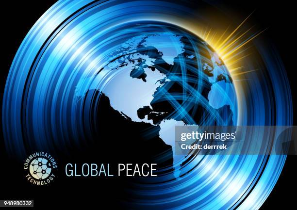 global communications. - computer server lights stock illustrations