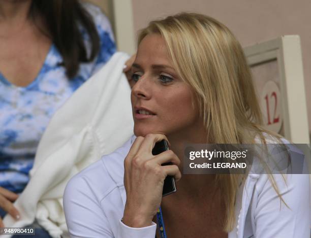 Charlene Wittstock, South African Olympic swimmer and Prince Albert II of Monaco's girlfriend.