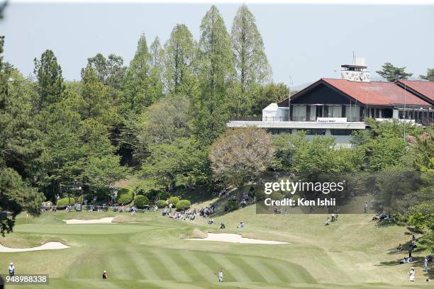 General view of the Panasonic Open Ladies at Tanabe Country Club on April 20, 2018 in Kyotanabe, Kyoto, Japan.