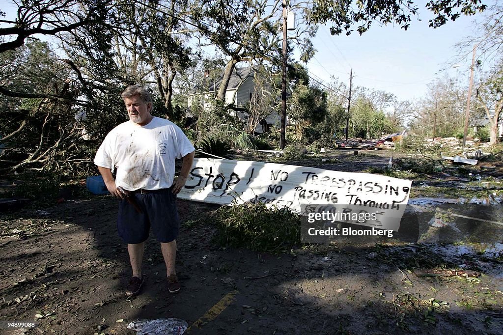 Ron Roland Ron Roland stands outside his property in Gulfport, Mississippi ...