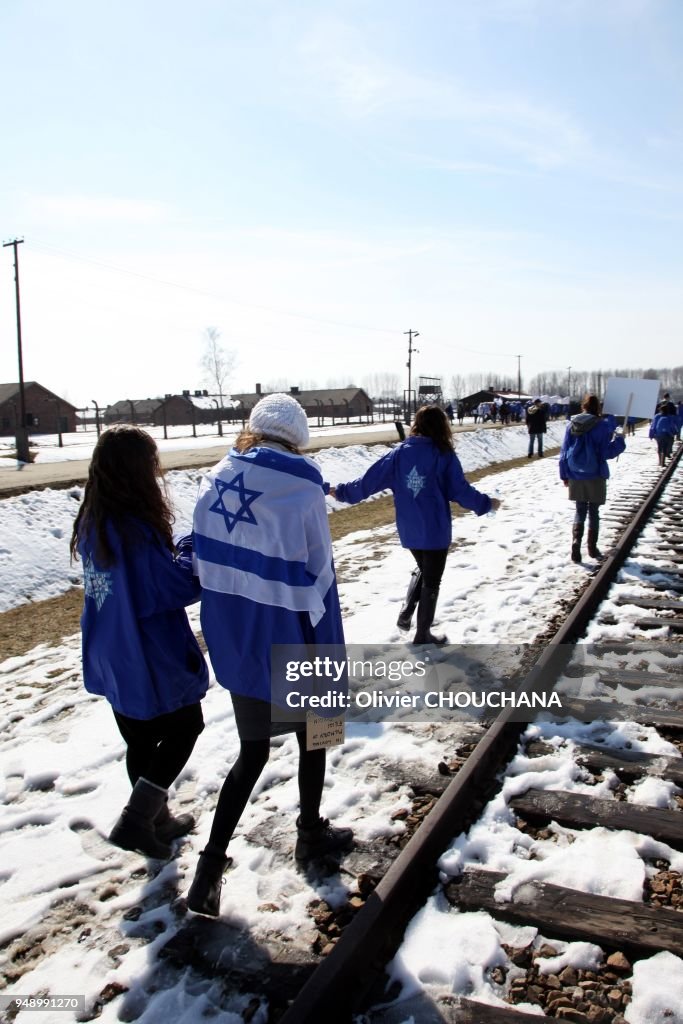 The March of The Living 2013 at Auschwitz-Birkenau, Poland