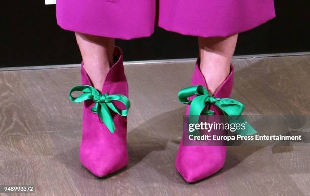 Ruth Diaz attends the 'Vis A Vis' photocall at VP Plaza de Espana Hotel on April 19, 2018 in Madrid, Spain.