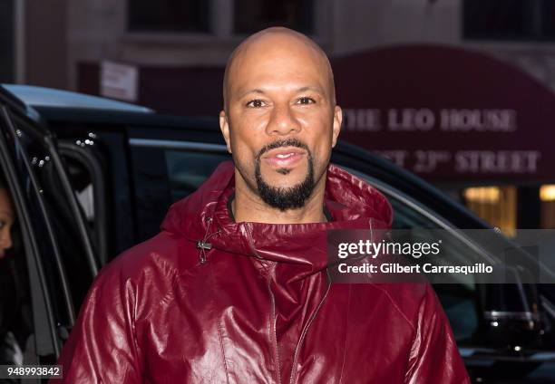 Musician Common attends a screening of 'Blue Night' during the 2018 Tribeca Film Festival at SVA Theatre on April 19, 2018 in New York City.