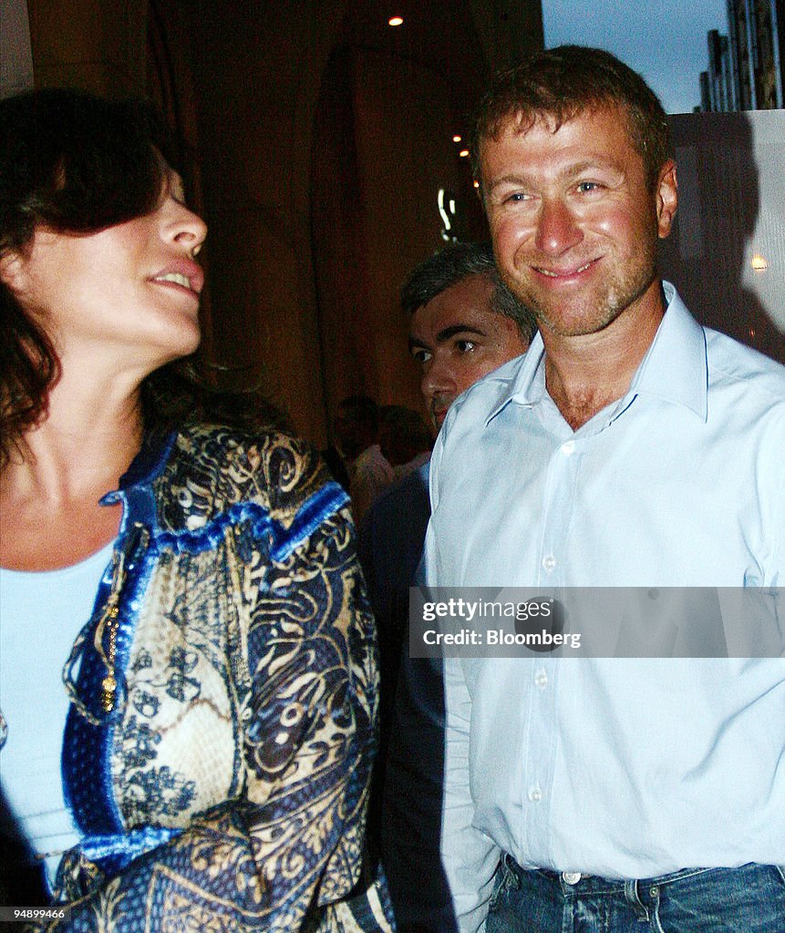 Russian billionaire Roman Abramovich, right, seen in Monaco,