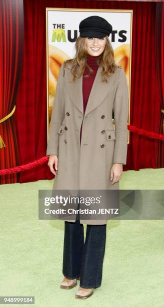 Shana Katic at the World Premiere of "The Muppets" held at the El Capitan Theater in Los Angeles, USA on November 12, 2011.