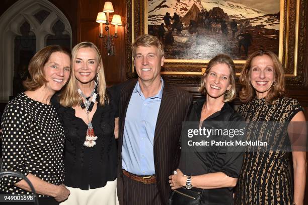 Nancy Moon, Bonnie Pfeifer Evans, Richard Wiese, Nicci London and Nancy Rosenthal attend the Empower Africa 2018 Gala at Explorers Club on April 19,...