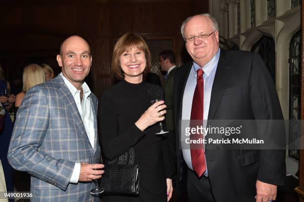 Andrew Parker, Toni Condon and Frank Mars attend the Empower Africa 2018 Gala at Explorers Club on April 19, 2018 in New York City.