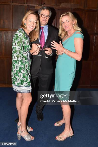 Maud Cabot, Jack Anderson and Catherine Howell attend the Empower Africa 2018 Gala at Explorers Club on April 19, 2018 in New York City.