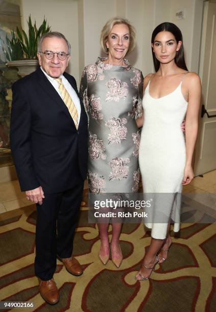 World of Children Co-Founder Harry Leibowitz, World of Children Co-Founder Kay Isaacson-leibowitz and Lily Aldridge Followill attend the 2018 World...