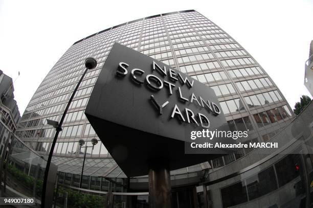 The New Scotland Yard headquarters in London.