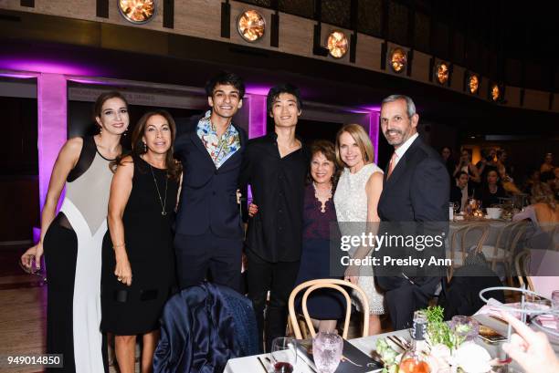 Irene Shen, Katie Couric and John Molner attend YAGP Stars of Today Meet The Stars of Tomorrow 2018 Gala on April 19, 2018 in New York City.