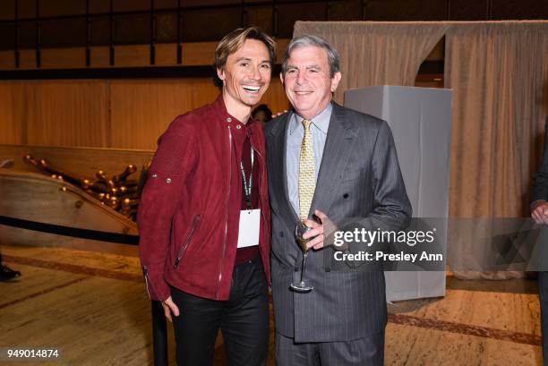 Maxim Beloserkovsky and Brent Segal attend YAGP Stars of Today Meet The Stars of Tomorrow 2018 Gala on April 19, 2018 in New York City.