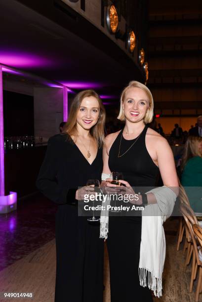 Katie Williams and Abbie Williams attend YAGP Stars of Today Meet The Stars of Tomorrow 2018 Gala on April 19, 2018 in New York City.
