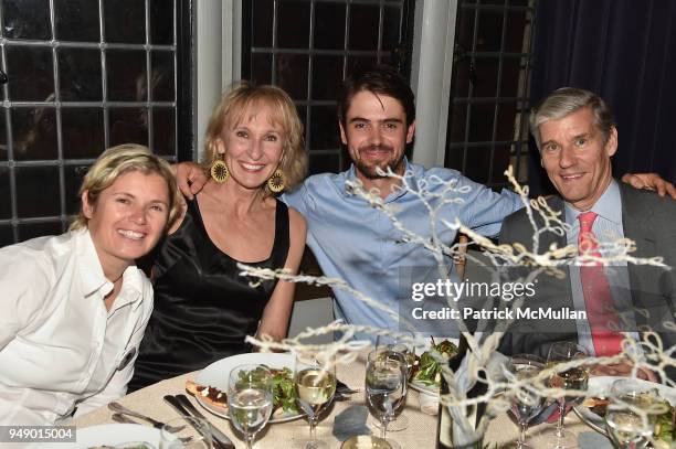 Krissie Clark, Klara Glowczewska, Oliver Caldow and Charles Holmes attend the Empower Africa 2018 Gala at Explorers Club on April 19, 2018 in New...