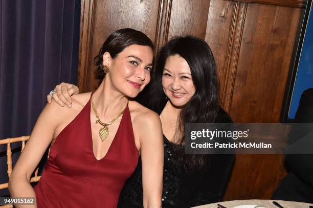 Evalyn Subramaniam and Susan Shin attend the Empower Africa 2018 Gala at Explorers Club on April 19, 2018 in New York City.