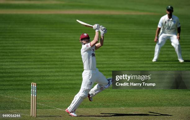 James Hildreth of Somerset bats during Day One of the Specsavers County Championship Division One match between Somerset and Worcestershire at The...
