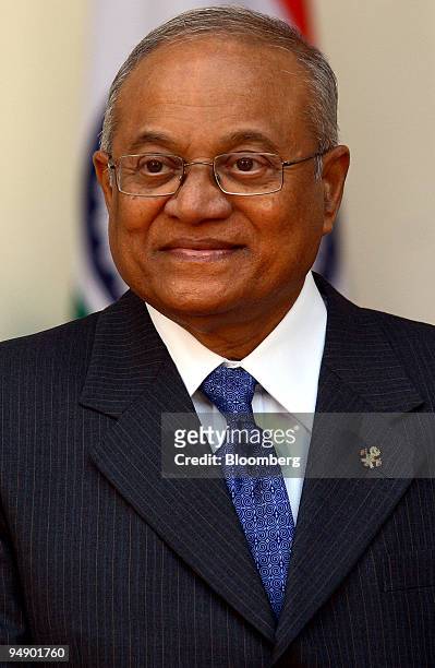 Maumoon Abdul Gayoom, Maldives' president, arrives at Hyderabad House in New Delhi, India, on Monday, Feb. 11, 2008. Gayoom, the president of the...