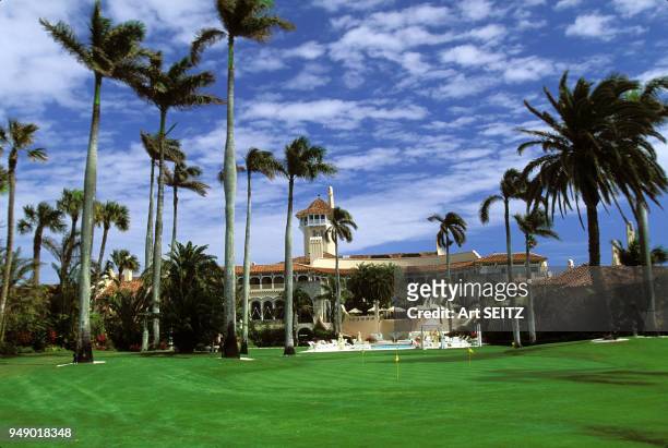 Mar-A-Lago, stately residence of Donald Trump since 1985. Trump purchased the fully furnished beachfront property and former estate of cereal heiress...