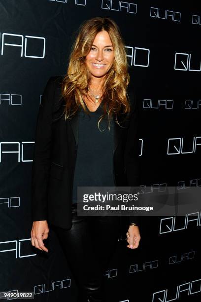Kelly Bensimon attends Cohen Media Group and The Cinema Society host the premiere of "Godard Mon Amour" at Quad Cinema on April 19, 2018 in New York...