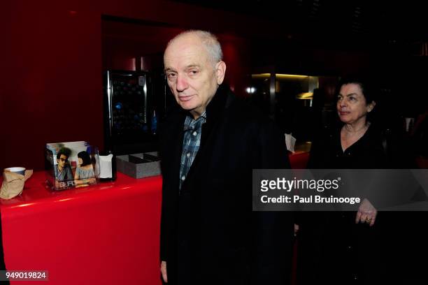 David Chase attends Cohen Media Group and The Cinema Society host the premiere of "Godard Mon Amour" at Quad Cinema on April 19, 2018 in New York...