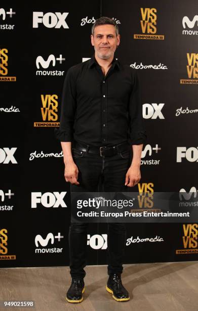 Roberto Enriquez attends the 'Vis A Vis' photocall at VP Plaza de Espana Hotel on April 19, 2018 in Madrid, Spain.