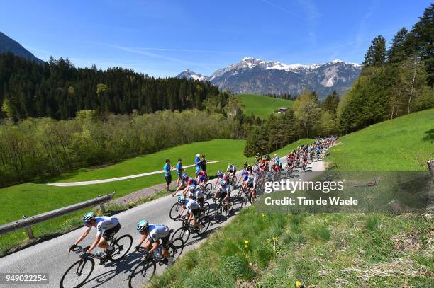 Christopher Froome of Great Britain and Team Sky / Alpbach / Landscape / Peloton / Mountains / Snow / during the 42nd Tour of the Alps 2018, Stage 5...