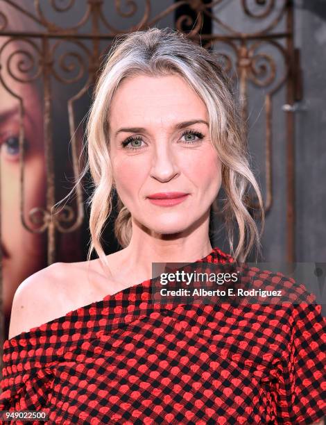 Ever Carradine attends the season 2 premiere of Hulu's "The Handmaid's Tale" at the TCL Chinese Theatre on April 19, 2018 in Hollywood, California.