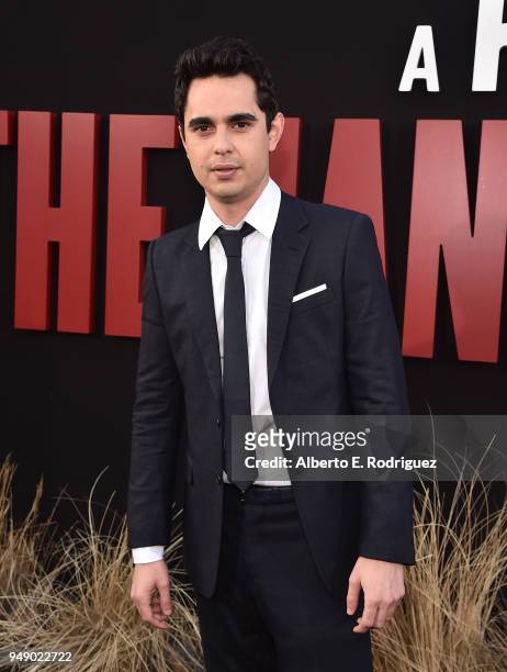Max Minghella attends the season 2 premiere of Hulu's "The Handmaid's Tale" at the TCL Chinese Theatre on April 19, 2018 in Hollywood, California.