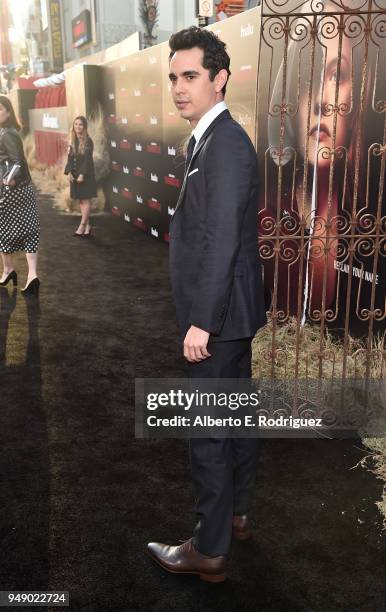 Max Minghella attends the season 2 premiere of Hulu's "The Handmaid's Tale" at the TCL Chinese Theatre on April 19, 2018 in Hollywood, California.