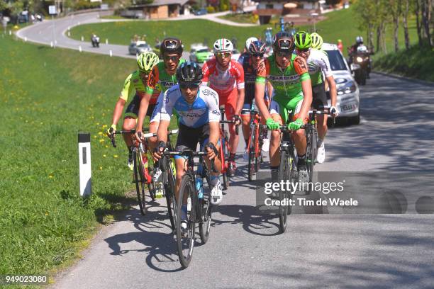 Guy Niv of Israel and Team Israel Cycling Academy / Simone Andreetta of Italy and Team Bardiani - CSF / Manuel Senni of Italy and Team Bardiani - CSF...