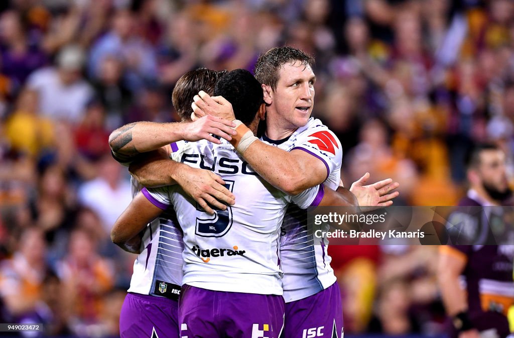 NRL Rd 7 - Broncos v Storm