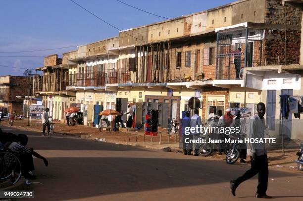 Gulu street late in the afternoon.