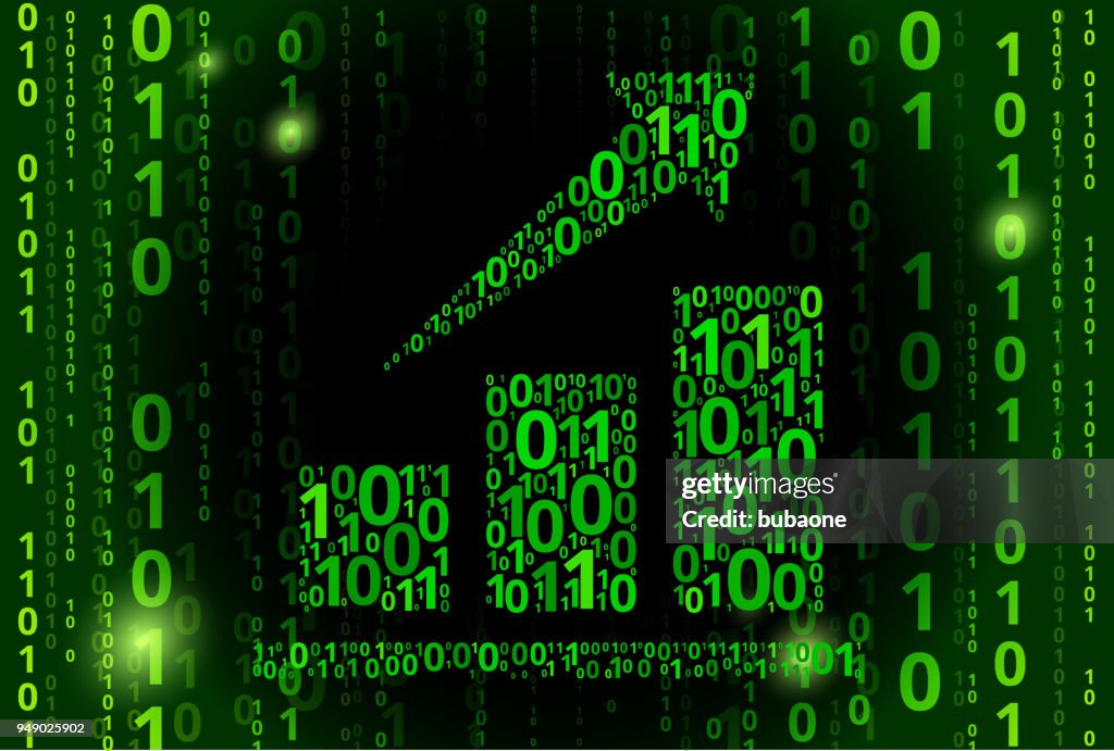 Binary Code Stock Background Stock Market Binary Code Vector Pattern Background High-Res Vector ...