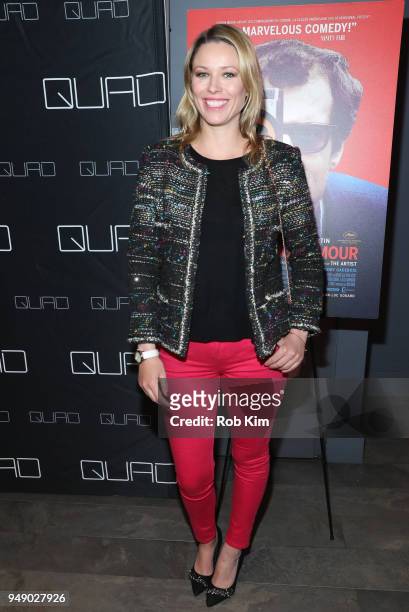 Kiera Chaplin attends the New York Premiere of "Godard Mon Amour" at Quad Cinema on April 19, 2018 in New York City.