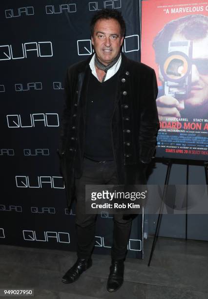 Antoine Verglas attends the New York Premiere of "Godard Mon Amour" at Quad Cinema on April 19, 2018 in New York City.