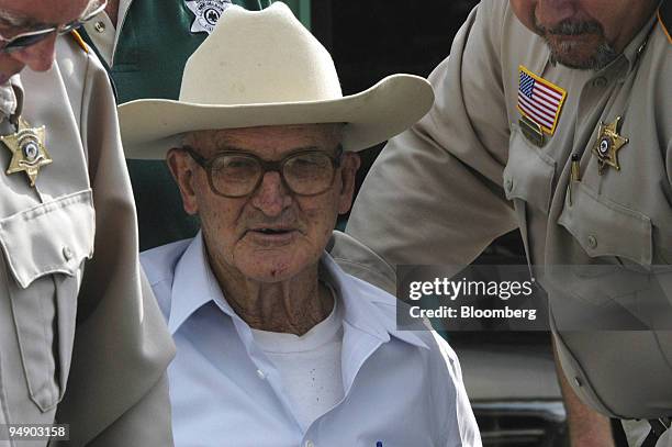 Edgar Ray Killen leaves the Neshoba County Jail Friday August 12,2005 in Philadelphia, Mississippi. The former Ku Klux Klan leader sentenced to 60...