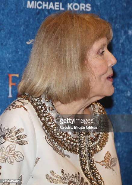 Dame Diana Rigg poses at the opening night after party for Lincoln Center Theater's production of "My Fair Lady" on Broadway at David Geffen Hall on...