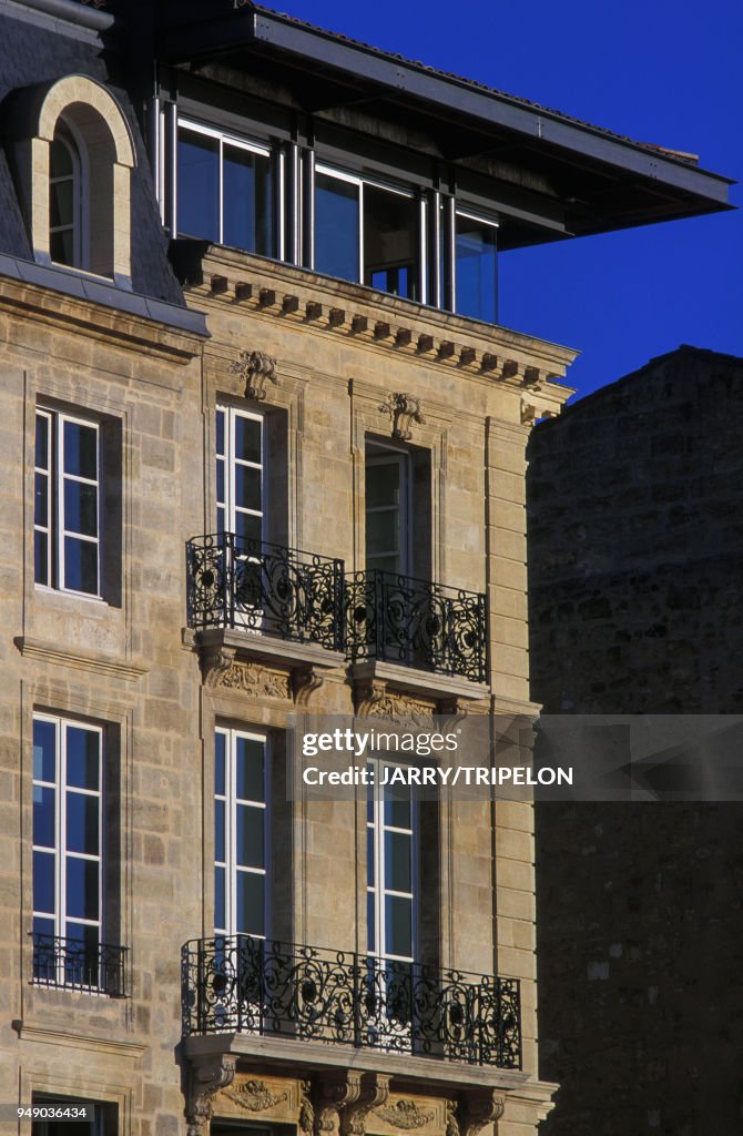 Immeuble du quartier des Chartrons à Bordeaux