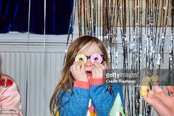 Portrait of a girl at a party