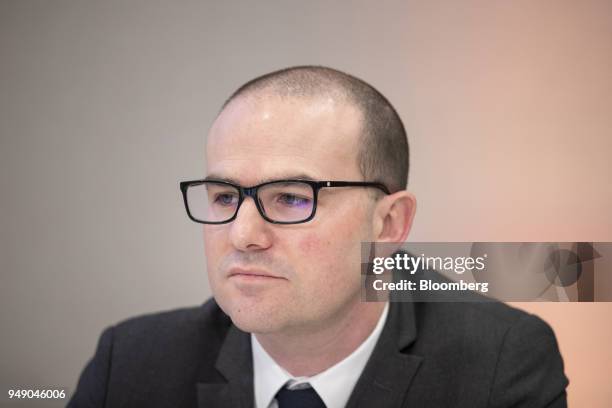 Alexandre Nodale, deputy chief executive officer of Steinhoff International Holdings NV, looks on during the company's annual general meeting in...