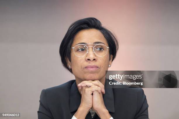 Heather Sonn, chairman of Steinhoff International Holdings NV, pauses during the company's annual general meeting in Amsterdam, Netherlands, on...